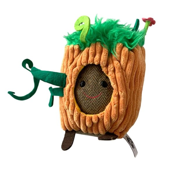 G Studio Woodland Creatures Strong Gund Tree Log Trunk 9 in Tall Plush stuffed A - Picture 3 of 6